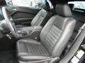  2012 Mustang GT Premium Convertible Charcoal Black Interior