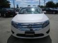 2011 White Platinum Tri-Coat Ford Fusion SEL V6  photo #2