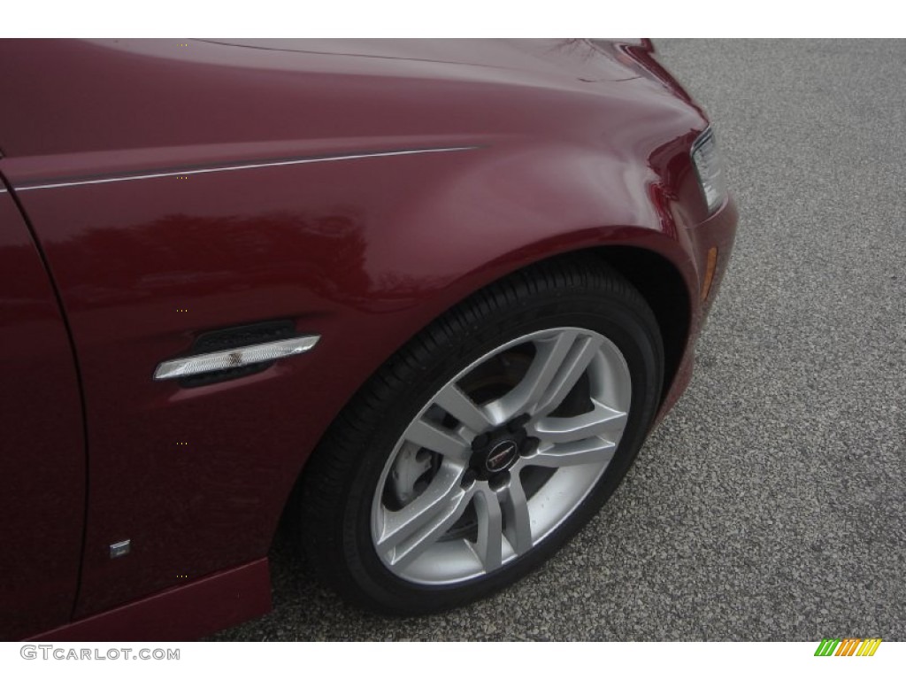 2009 G8 Sedan - Sport Red Metallic / Onyx photo #9