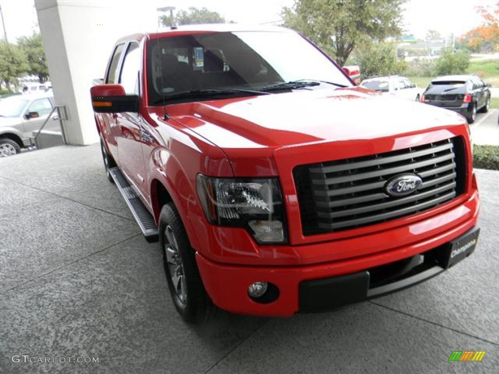 2011 F150 FX2 SuperCrew - Race Red / Black photo #3