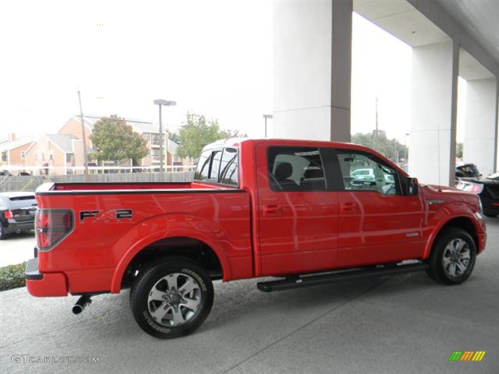 2011 F150 FX2 SuperCrew - Race Red / Black photo #4