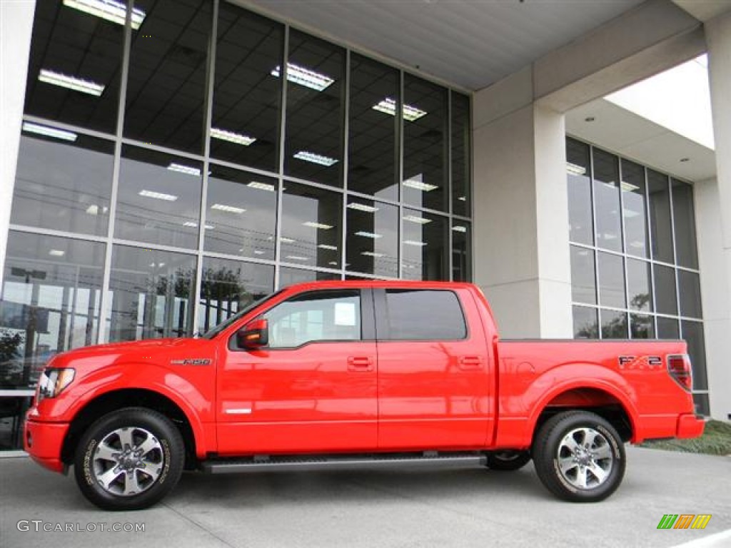 2011 F150 FX2 SuperCrew - Race Red / Black photo #8