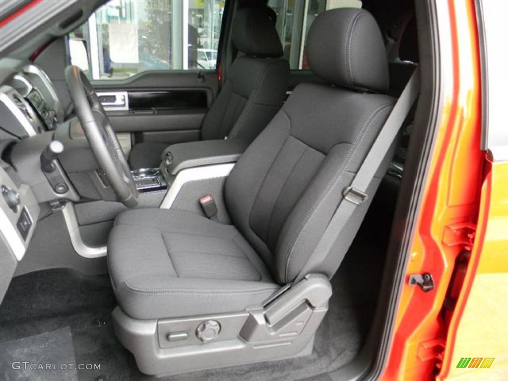 Black Interior 2011 Ford F150 FX2 SuperCrew Photo #58162829