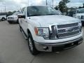 2011 White Platinum Metallic Tri-Coat Ford F150 Lariat SuperCrew 4x4  photo #4