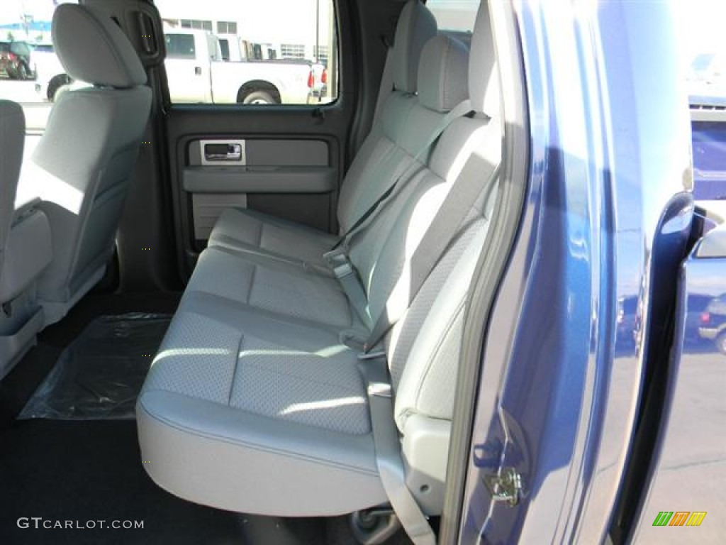 2011 F150 XLT SuperCrew - Dark Blue Pearl Metallic / Steel Gray photo #10