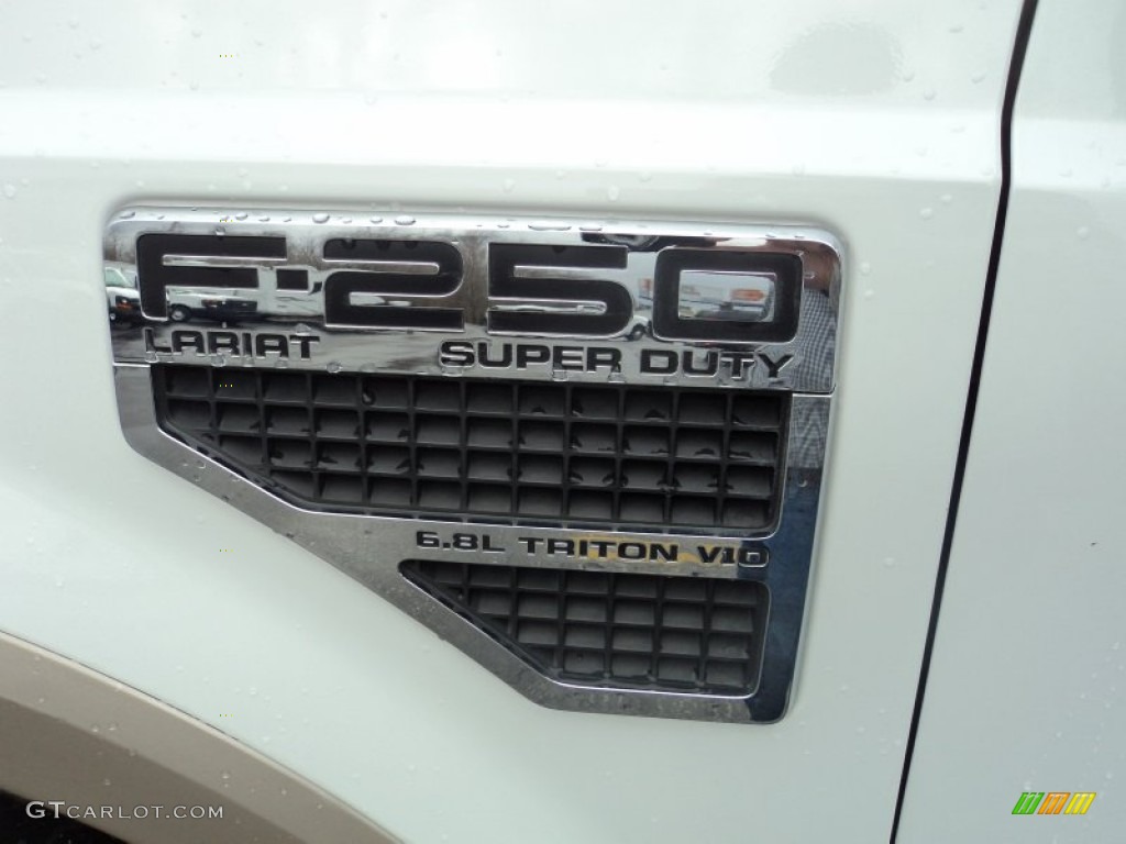 2008 Ford F250 Super Duty Lariat Crew Cab 4x4 Marks and Logos Photo #58163330