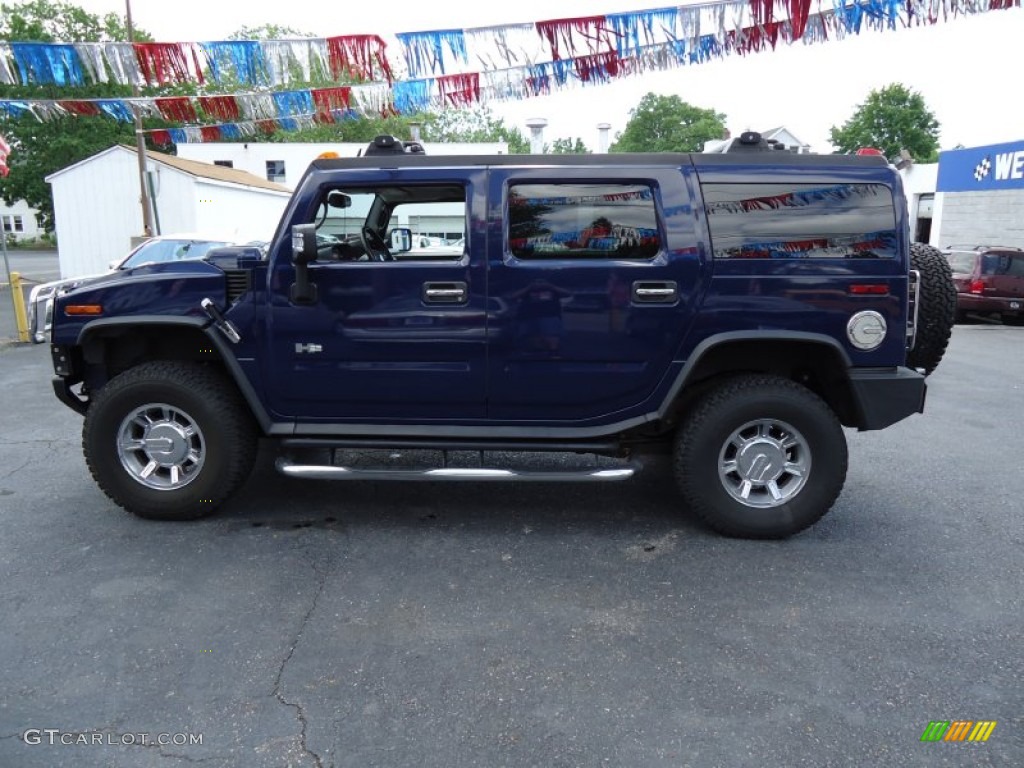 2007 H2 SUV - All Terrain Blue / Ebony Black photo #9