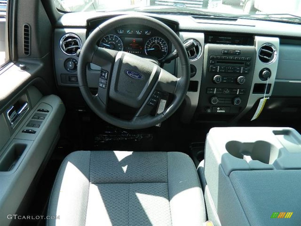 2011 F150 XLT SuperCrew - Oxford White / Steel Gray photo #6