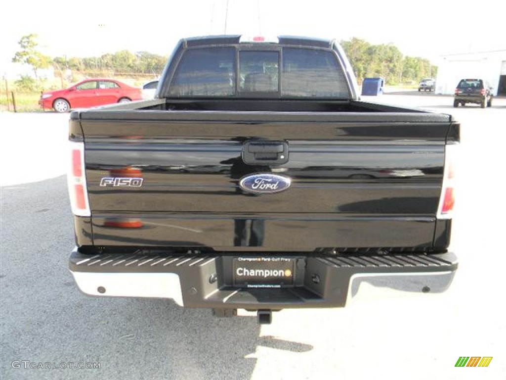 2011 F150 XLT SuperCrew - Ebony Black / Steel Gray photo #6