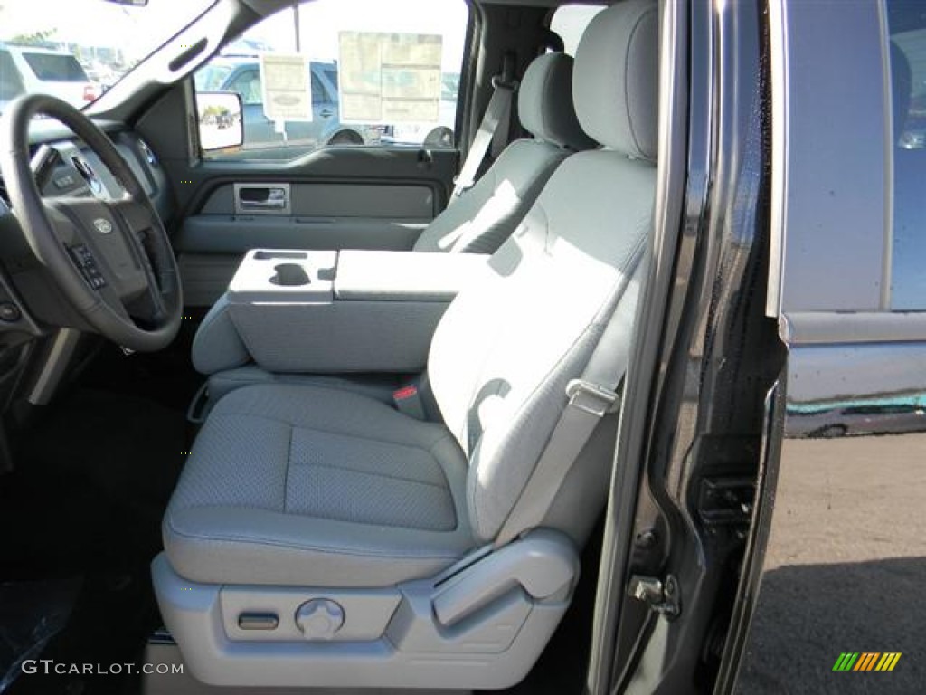 2011 F150 XLT SuperCrew - Ebony Black / Steel Gray photo #11