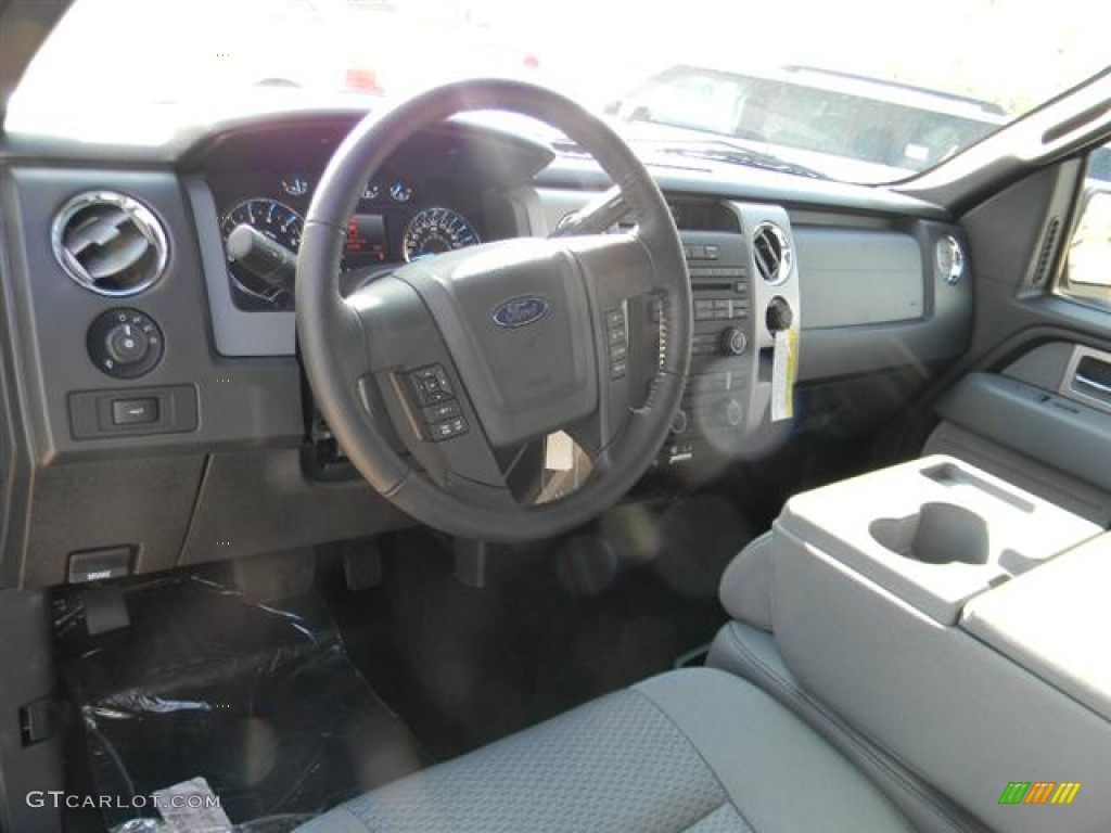 2011 F150 XLT SuperCrew - Ebony Black / Steel Gray photo #12