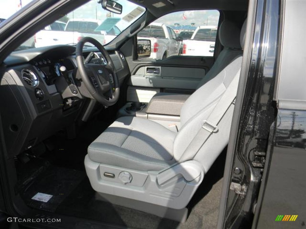 2011 F150 XLT SuperCrew - Ebony Black / Steel Gray photo #8