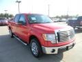 2011 Race Red Ford F150 XLT SuperCrew  photo #3