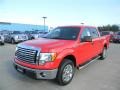 2011 Race Red Ford F150 XLT SuperCrew  photo #10