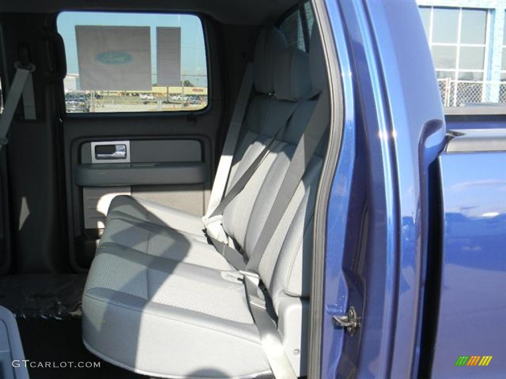 2011 F150 XLT SuperCrew - Dark Blue Pearl Metallic / Steel Gray photo #7