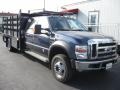 Dark Blue - F550 Super Duty XLT Crew Cab 4x4 Chassis Dump Truck Photo No. 1