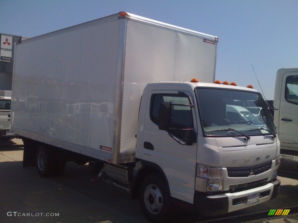 2012 Canter FE125 Regular Cab Moving Truck - Natural White / Blue Cloth photo #2