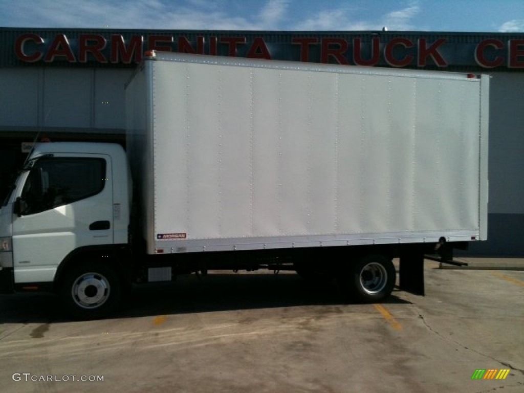 2012 Canter FE125 Regular Cab Moving Truck - Natural White / Blue Cloth photo #5