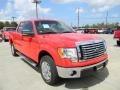 2011 Race Red Ford F150 XLT SuperCrew  photo #3