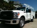 Oxford White - F250 Super Duty XL Regular Cab Chassis Photo No. 3
