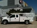 2011 Oxford White Ford F350 Super Duty XL SuperCab Chassis  photo #6