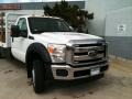 Oxford White - F550 Super Duty XL Regular Cab Stake Truck Photo No. 5