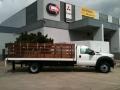Oxford White - F550 Super Duty XL Regular Cab Stake Truck Photo No. 10