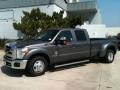 2011 Sterling Gray Metallic Ford F350 Super Duty Lariat Crew Cab Dually  photo #1