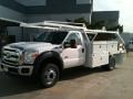 Oxford White 2011 Ford F550 Super Duty XL Regular Cab Utility Truck