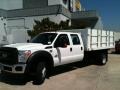 Oxford White 2011 Ford F550 Super Duty XL Crew Cab Dump Truck