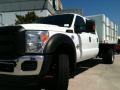 Oxford White - F550 Super Duty XL Crew Cab Dump Truck Photo No. 2