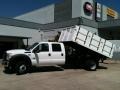 Oxford White - F550 Super Duty XL Crew Cab Dump Truck Photo No. 3