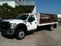Oxford White - F450 Super Duty XL Regular Cab Stake Truck Photo No. 8
