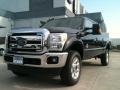 2012 Black Ford F350 Super Duty Lariat Crew Cab 4x4  photo #8