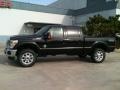 2012 Black Ford F350 Super Duty Lariat Crew Cab 4x4  photo #12
