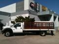Oxford White - F550 Super Duty XL Regular Cab Stake Truck Photo No. 3