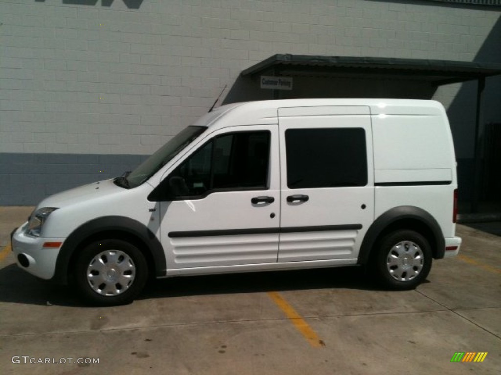 Frozen White 2011 Ford Transit Connect Electric Exterior Photo #58167773