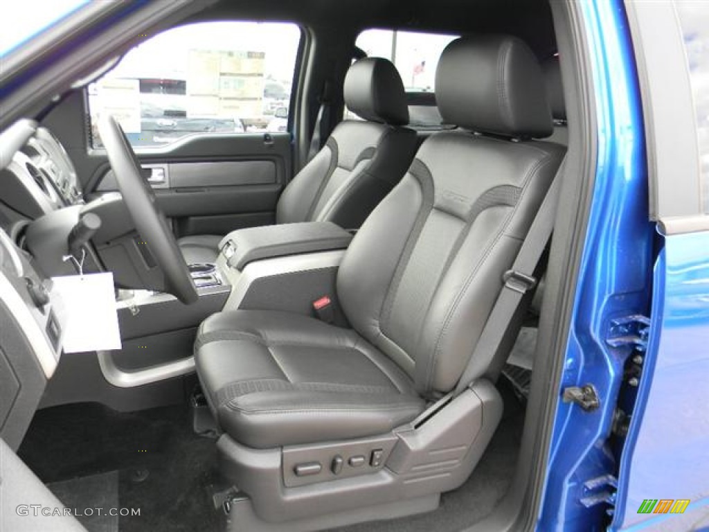 Raptor Black Interior 2011 Ford F150 SVT Raptor SuperCrew 4x4 Photo #58167785
