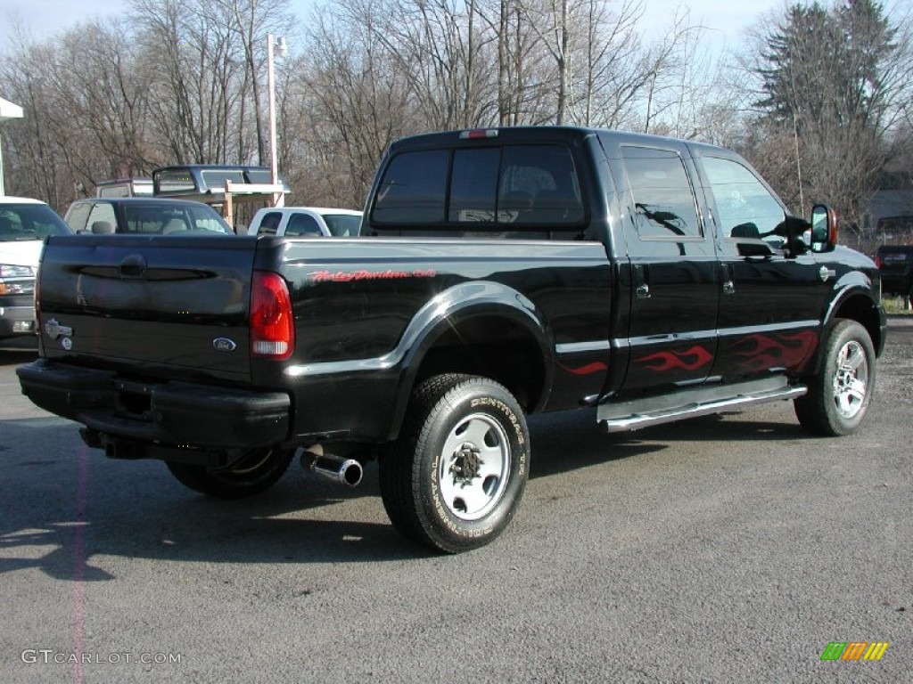 Black 2005 Ford F350 Super Duty Harley-Davidson Crew Cab 4x4 Exterior Photo #58167911