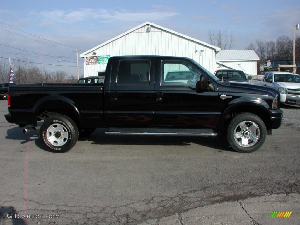 Black 2005 Ford F350 Super Duty Harley-Davidson Crew Cab 4x4 Exterior Photo #58167929