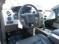 Black 2011 Ford F150 Lariat SuperCrew 4x4 Dashboard