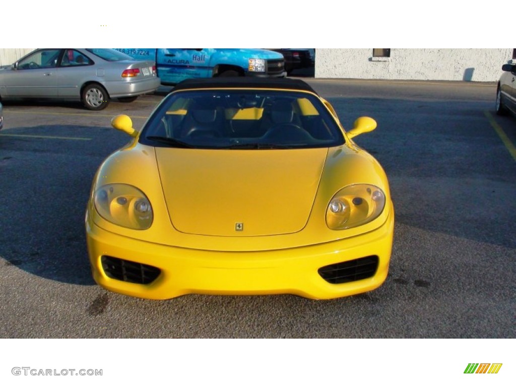 Yellow 2001 Ferrari 360 Spider F1 Exterior Photo #58168160