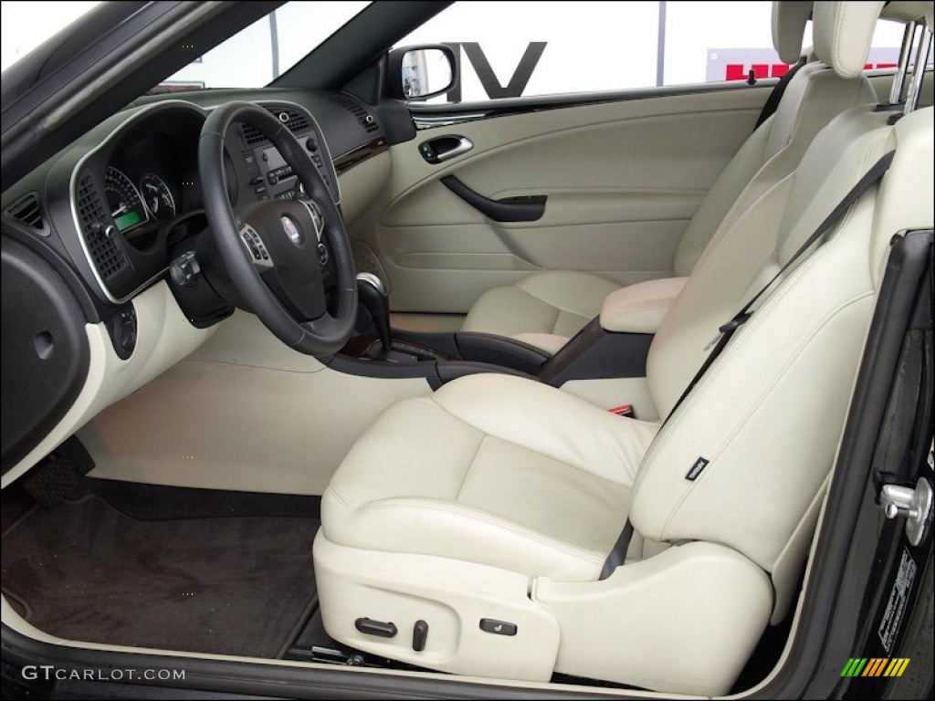 Parchment Interior 2010 Saab 9-3 2.0T Convertible Photo #58168646