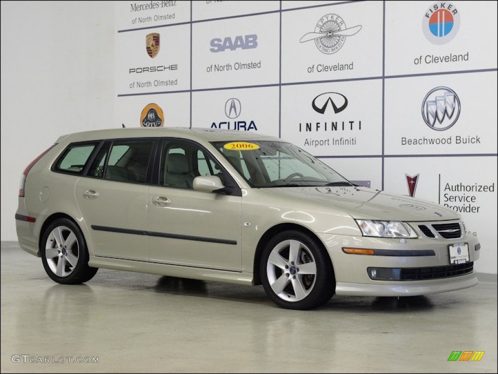 2006 9-3 Aero SportCombi Wagon - Parchment Silver Metallic / Parchment photo #1