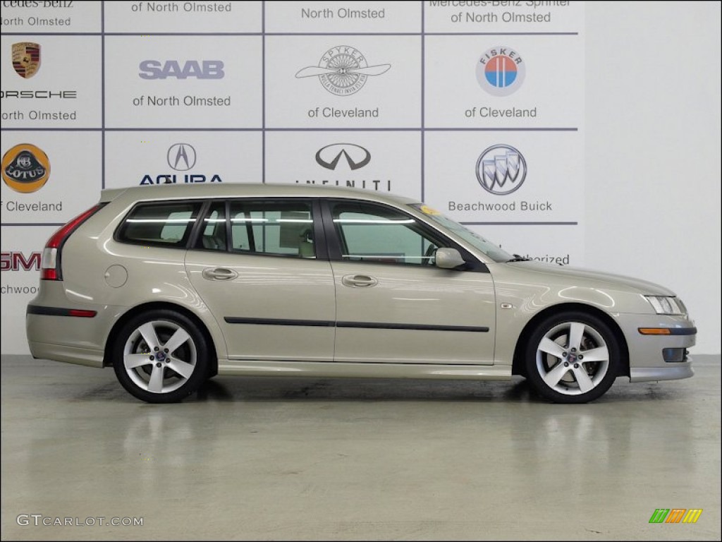 2006 9-3 Aero SportCombi Wagon - Parchment Silver Metallic / Parchment photo #2