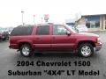 2004 Sport Red Metallic Chevrolet Suburban 1500 LT 4x4  photo #1