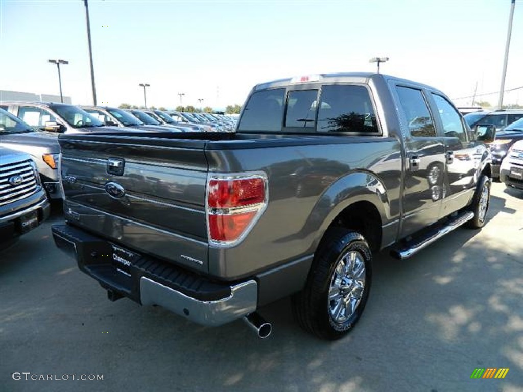 2011 F150 XLT SuperCrew - Sterling Grey Metallic / Steel Gray photo #5