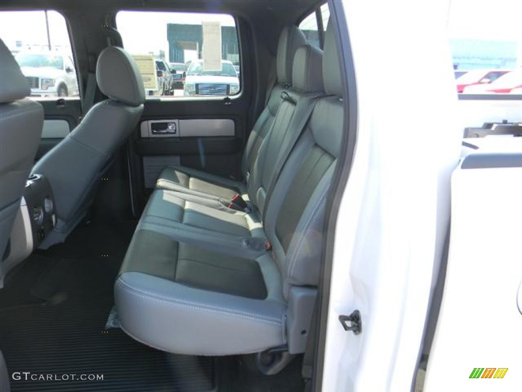 2011 F150 Limited SuperCrew 4x4 - White Platinum Metallic Tri-Coat / Steel Gray/Black photo #4