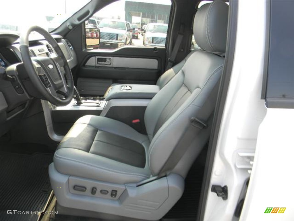 2011 F150 Limited SuperCrew 4x4 - White Platinum Metallic Tri-Coat / Steel Gray/Black photo #5