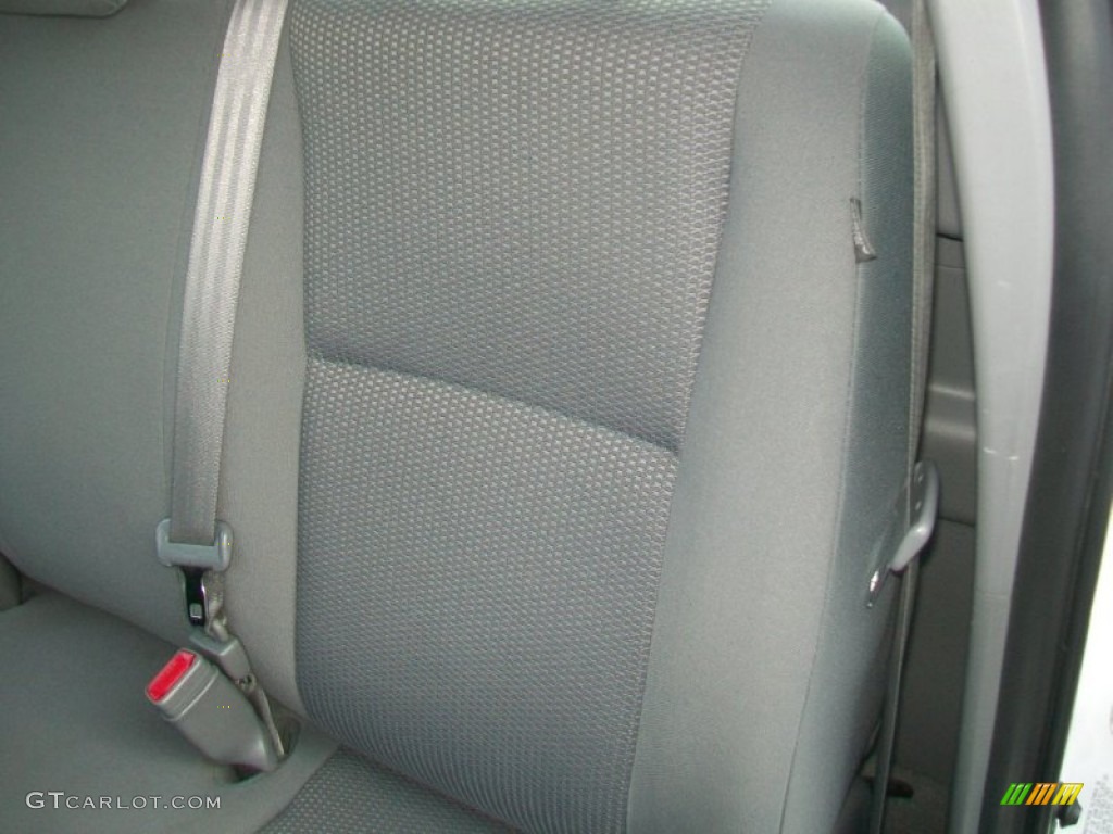 2009 Tacoma Regular Cab - Super White / Graphite Gray photo #11